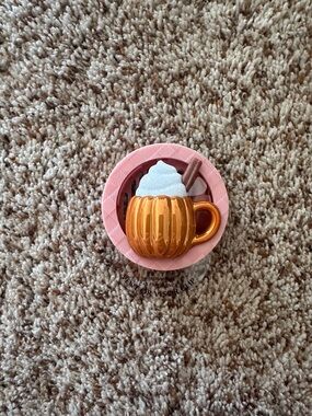 Pumpkin Spice Mug Car Vent Clip